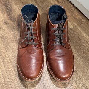 Steve Madden Brown Leather Chukka Boots